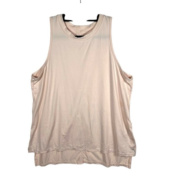 Joy Lab Tank Top Peach/ Pink color Relaxed fit HI/Lo Hem‎ Women’s Size Large - Picture 1 of 8